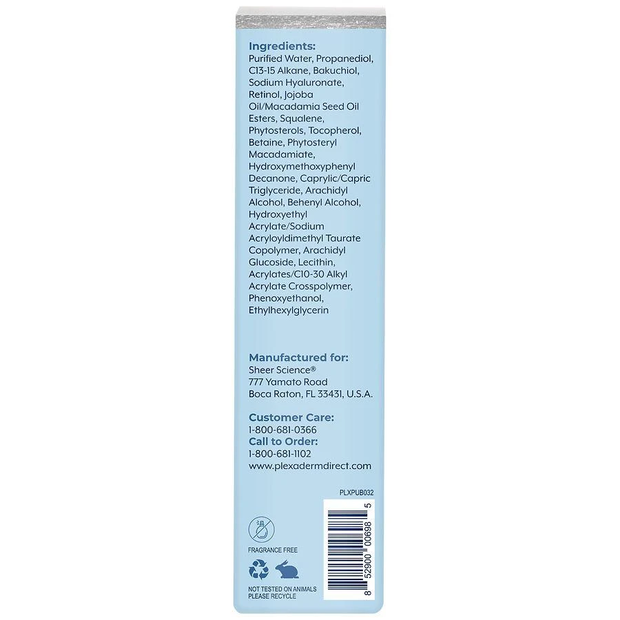 Plexaderm Dual Action Repair Cream - 1% Retinol + 2% Bakuchiol 3