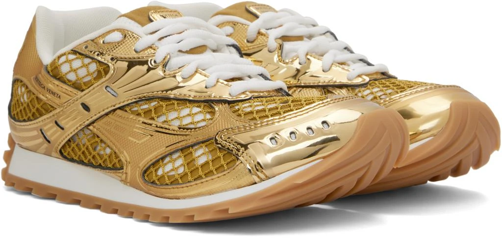 Bottega Veneta Gold Orbit Sneakers 4