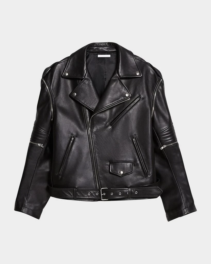 Helmut Lang Men's Astro Leather Biker Jacket 1