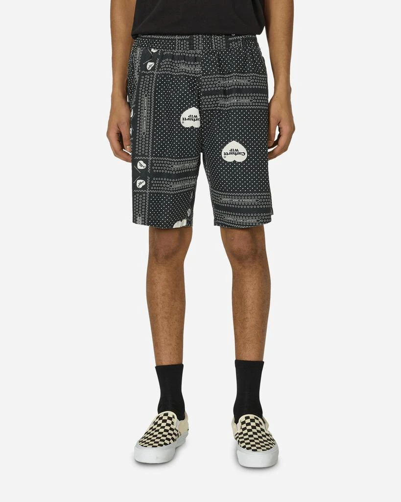 Carhartt WIP Heart Bandana Shorts Black 1