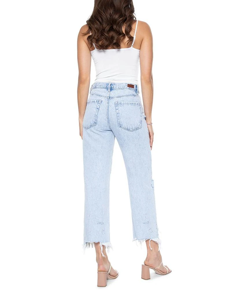 Blue Revival Nash Vegas 90 High Rise Cropped Wide Leg Jeans in Maui 2