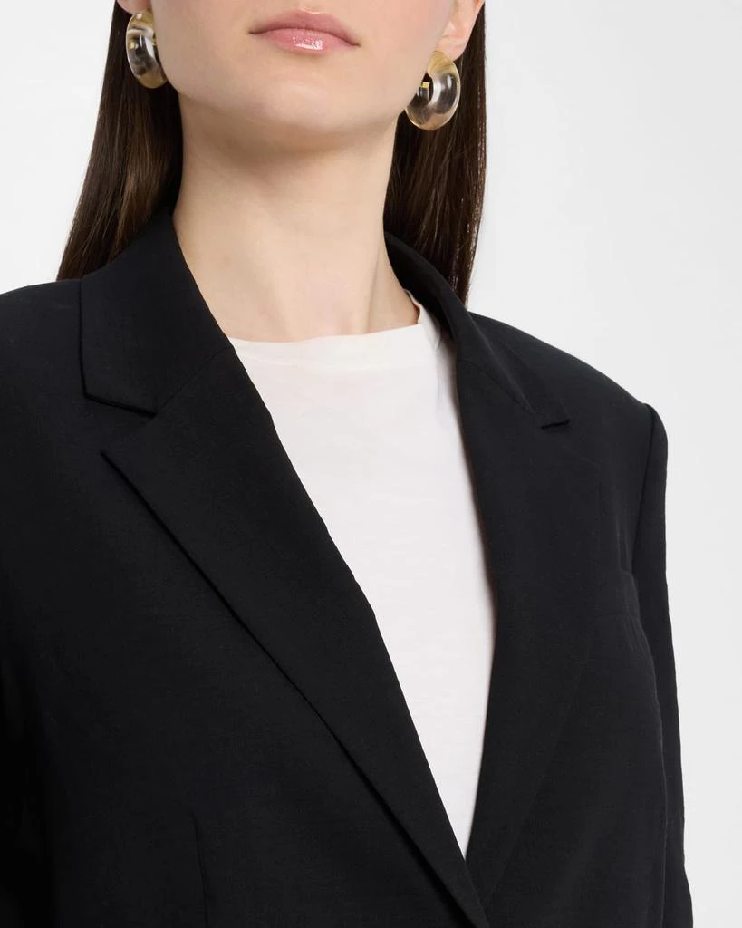 Theory Oversized Crunch Linen Blazer 5