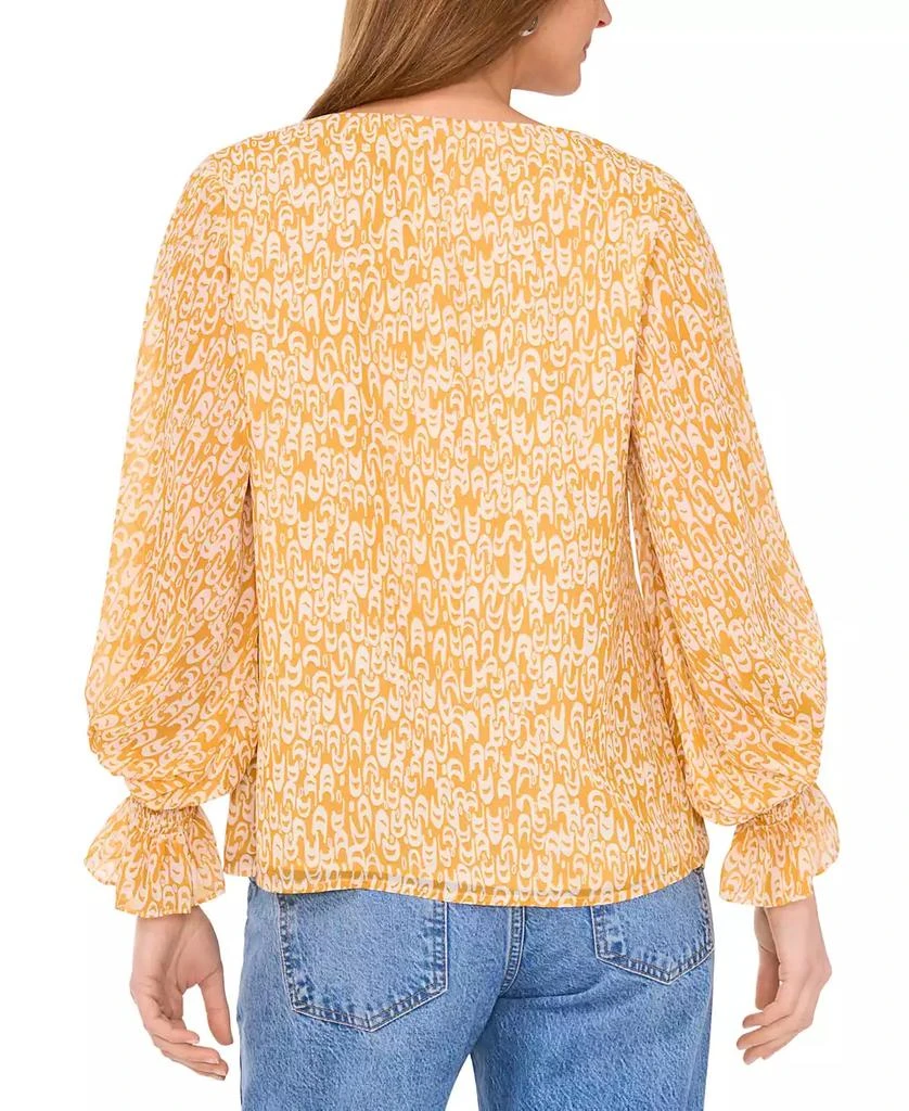 Vince Camuto Women's V-Neck Balloon-Sleeve Blouse 3