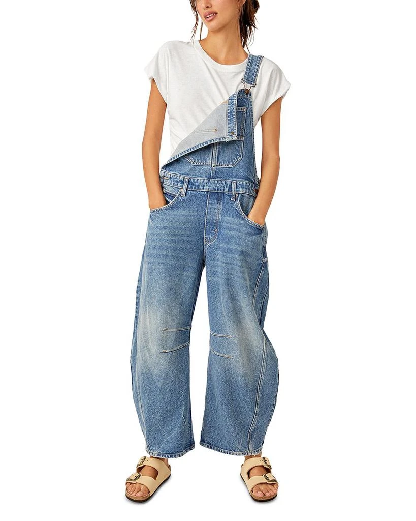 Free People We The Free Good Luck Overalls 4