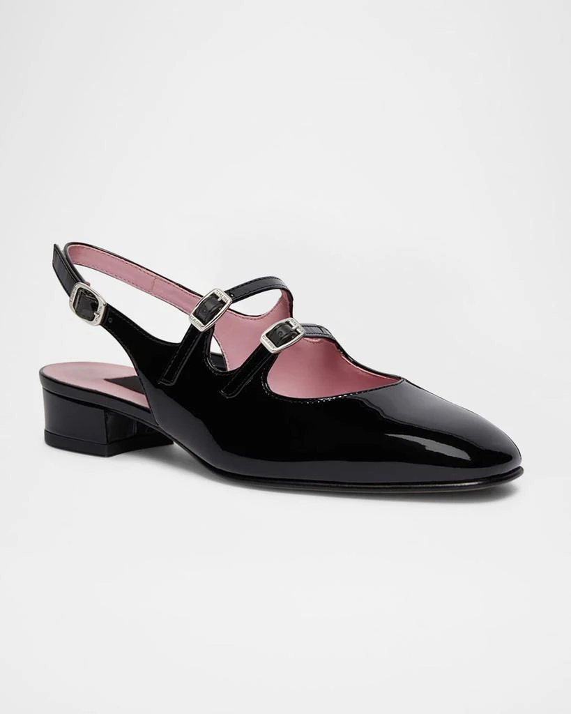 CAREL Peche Patent Mary Jane Ballerina Flats 3