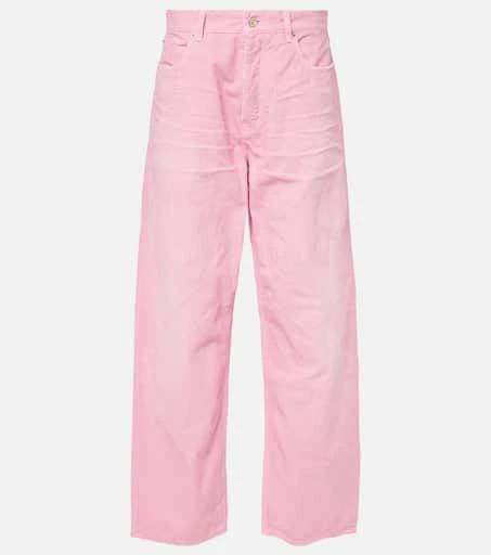 Balenciaga High-rise wide-leg jeans 1