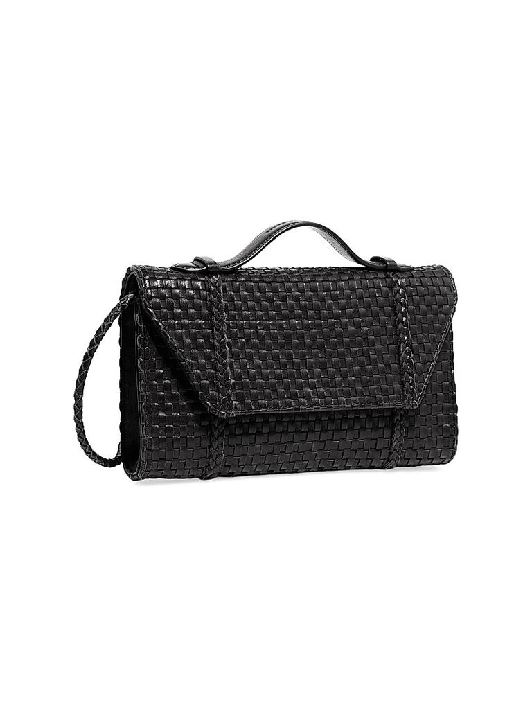 Aimee Kestenberg Chelsea Leather Woven Convertible Clutch 3