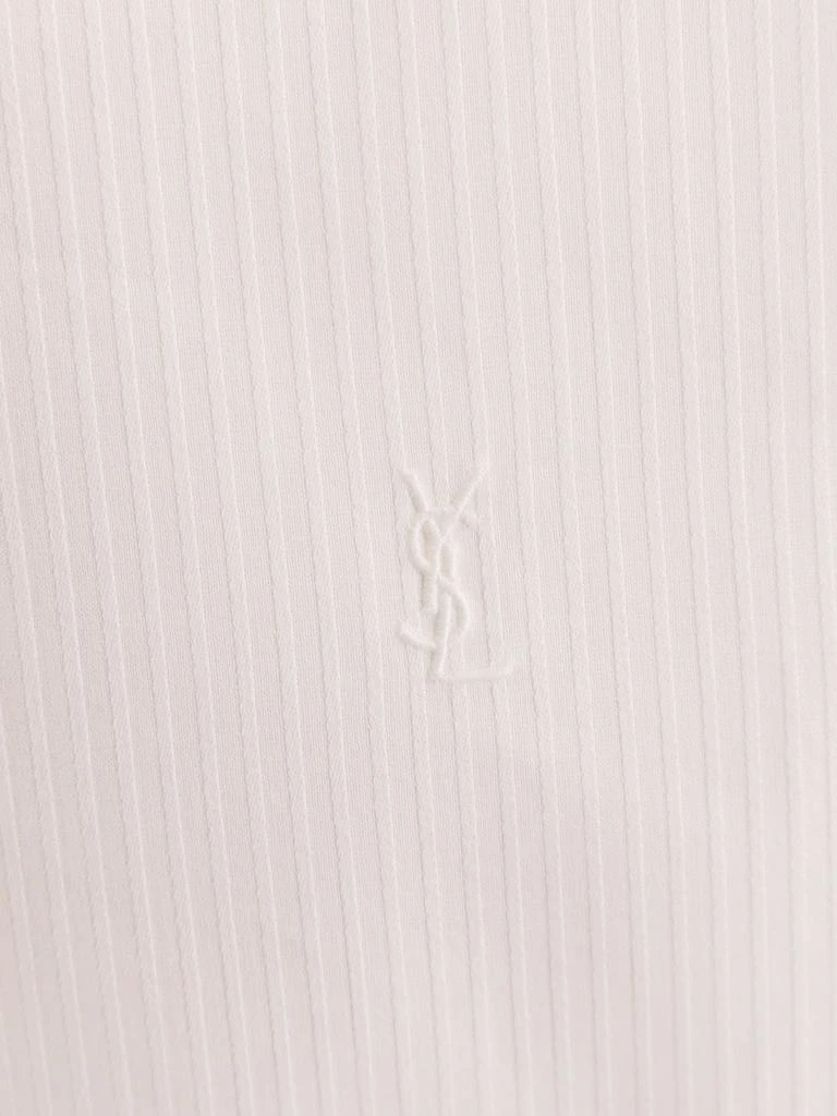 Yves Saint Laurent Certified cotton shirt with Cassandre embroidery 6