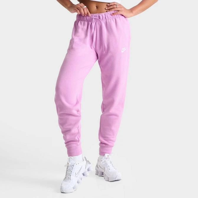 NIKE Women's Nike Sportswear Club Fleece Mid-Rise Jogger Pants 1