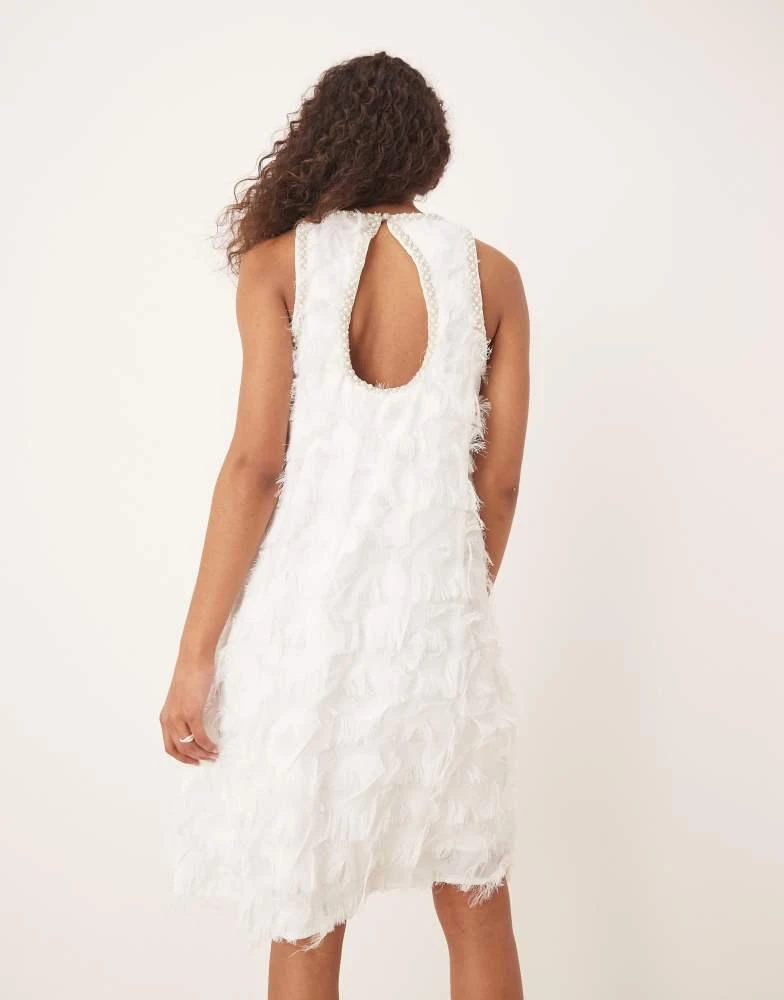 silky white mini dress Jenny Yoo Little White Dress Tula