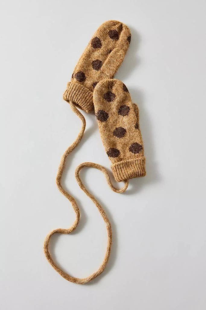 Urban Outfitters Polka Dot Corded Mitten 2