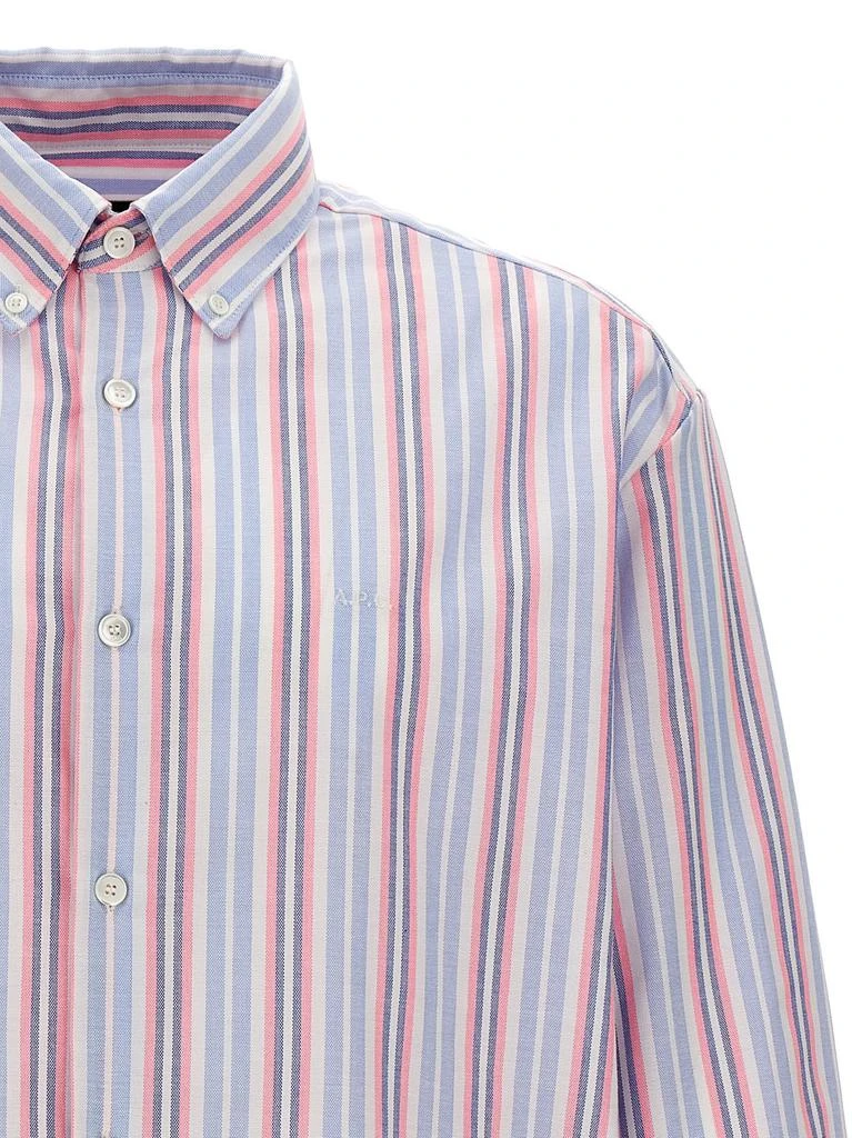 A.P.C. A.P.C. Striped Buttoned Shirt 3