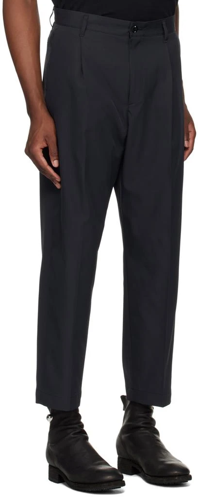 NEIGHBORHOOD Black Tuck Trousers 2