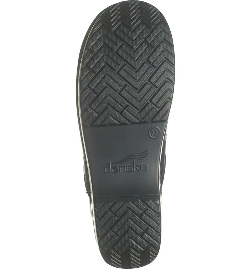Dansko Professional Black Leather Clog 7