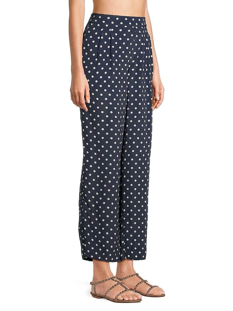 Birds of Paradis Leigh Polka Dot Satin Pants 4
