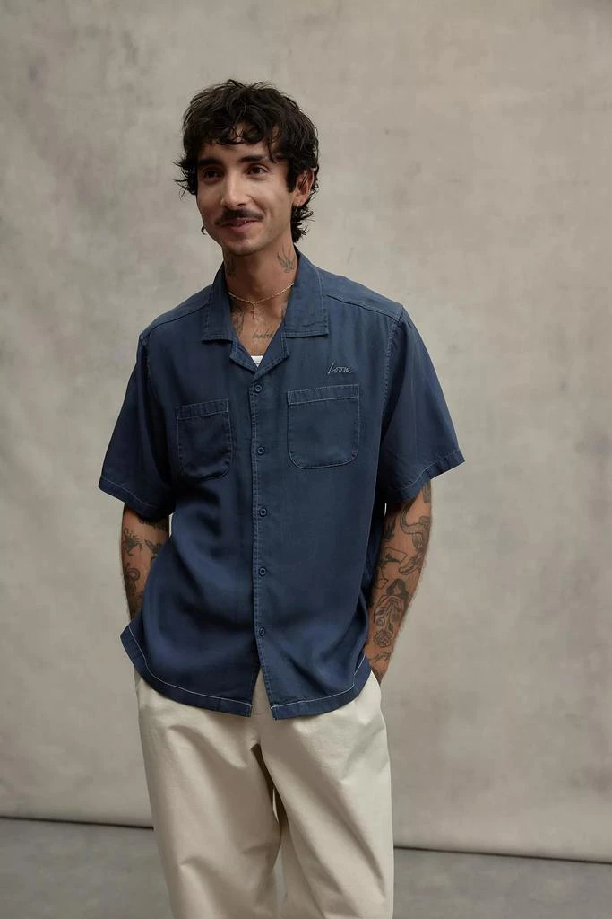 Loom Loom Teal Tencel Shirt 1