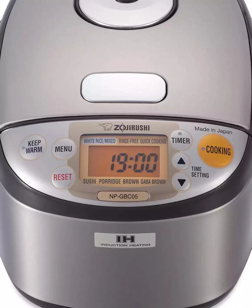 Zojirushi NP-GBC05XT Induction Heating System Micom® 3-cup Cooker & Warmer 2
