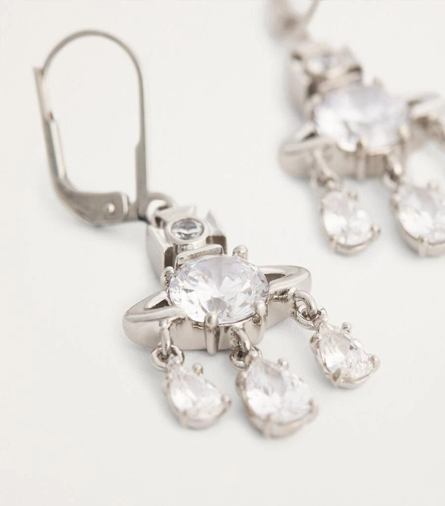 Vivienne Westwood Crystal Joaquina Drop Earrings 6