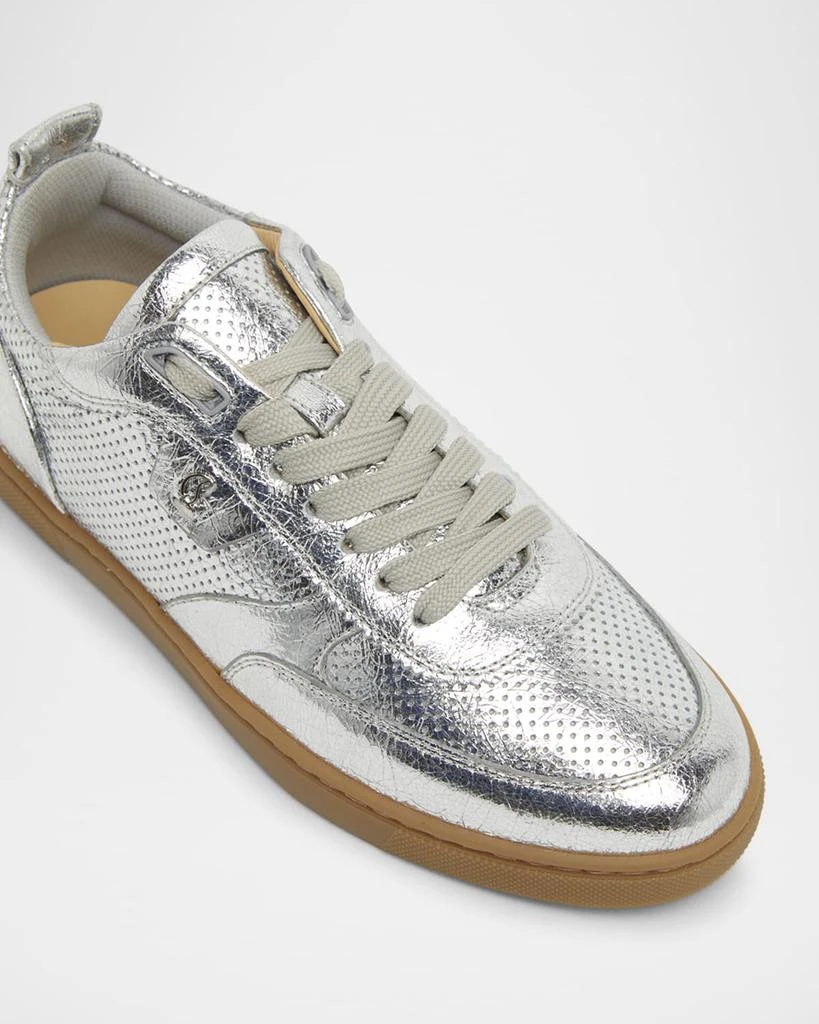 Christian Louboutin Tutti Rui Donna Metallic Red Sole Sneakers 4