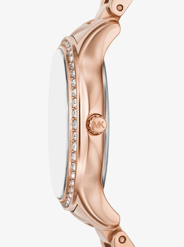 Michael Kors Mini Sage Pavé Rose Gold-Tone Watch 2