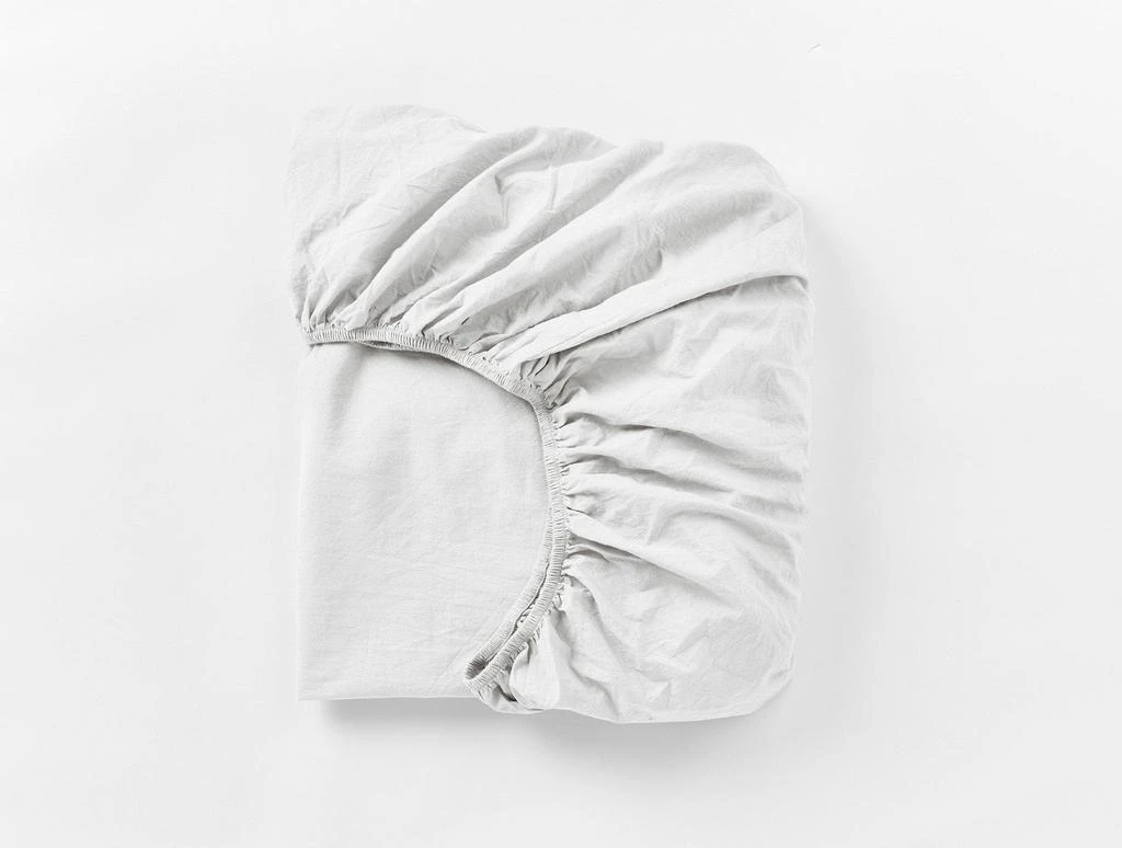Coyuchi Organic Crinkled Percale Fitted Sheet 4