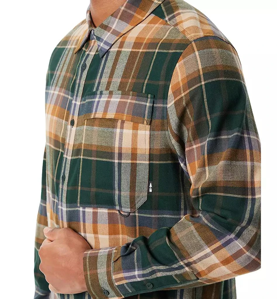 BASS OUTDOOR Men's Classic Fit Plaid Button-Front Stretch Flannel Shirt 4