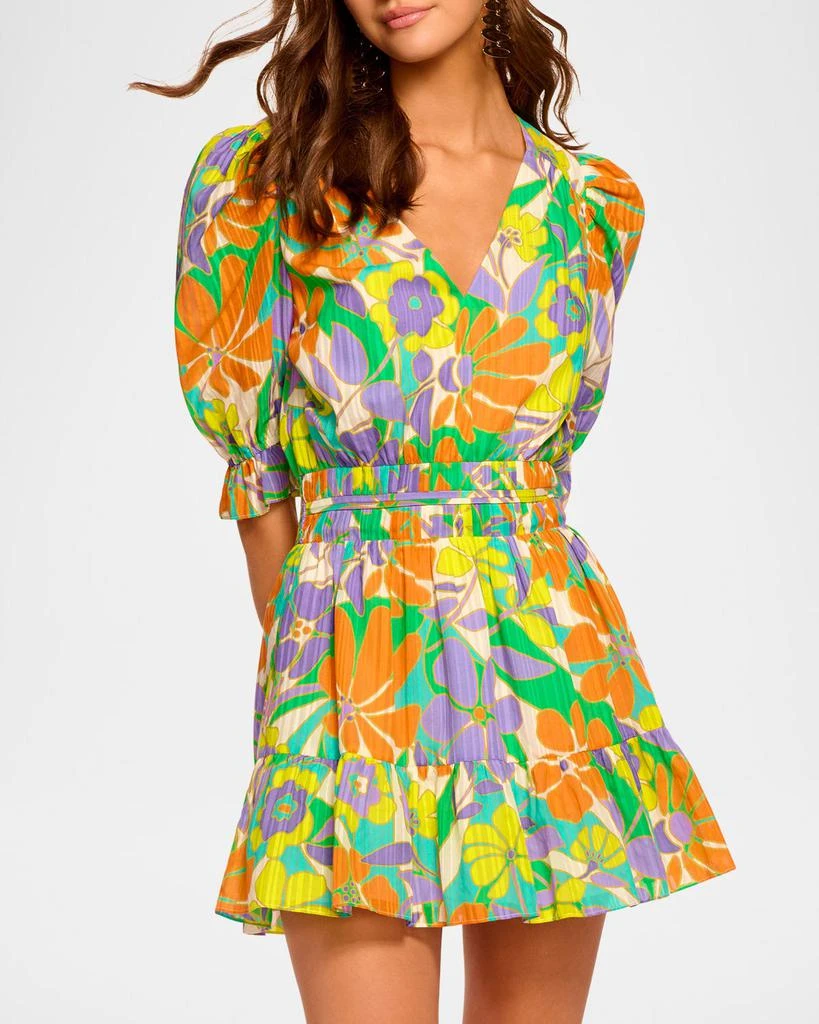 Ramy Brook Retro Garden Susan Mini Dress 4