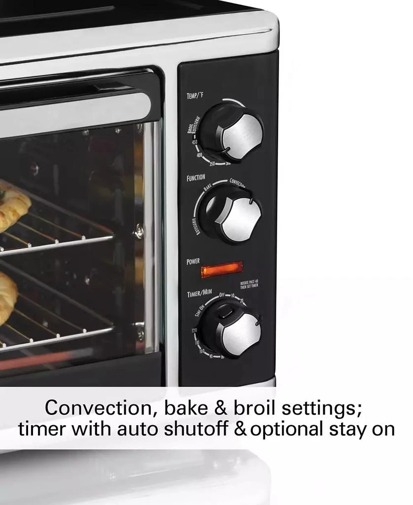 Hamilton Beach Countertop Oven with Convection & Rotisserie - 31105D 8