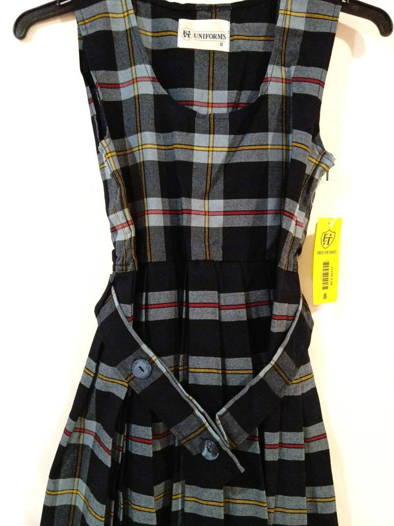 ET Uniforms Et Uniforms - Girls
 Scoop Neck Pleated Jumper With Belt 2