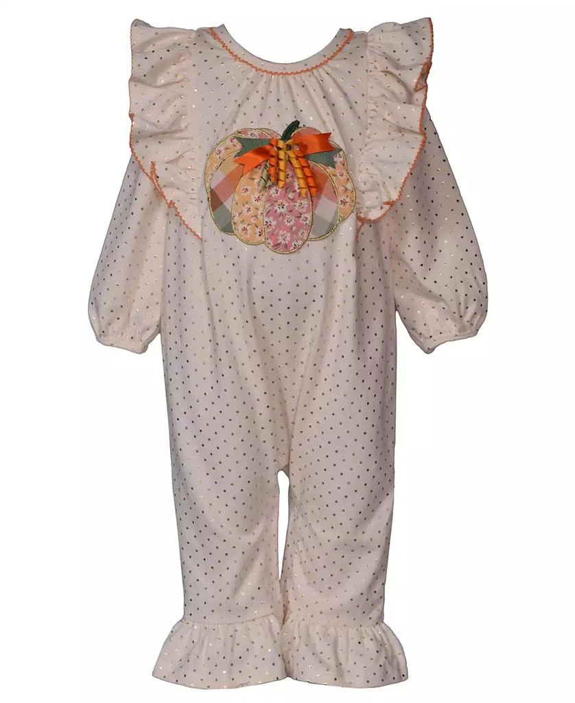 Bonnie Baby Baby Girls Harvest Coverall
