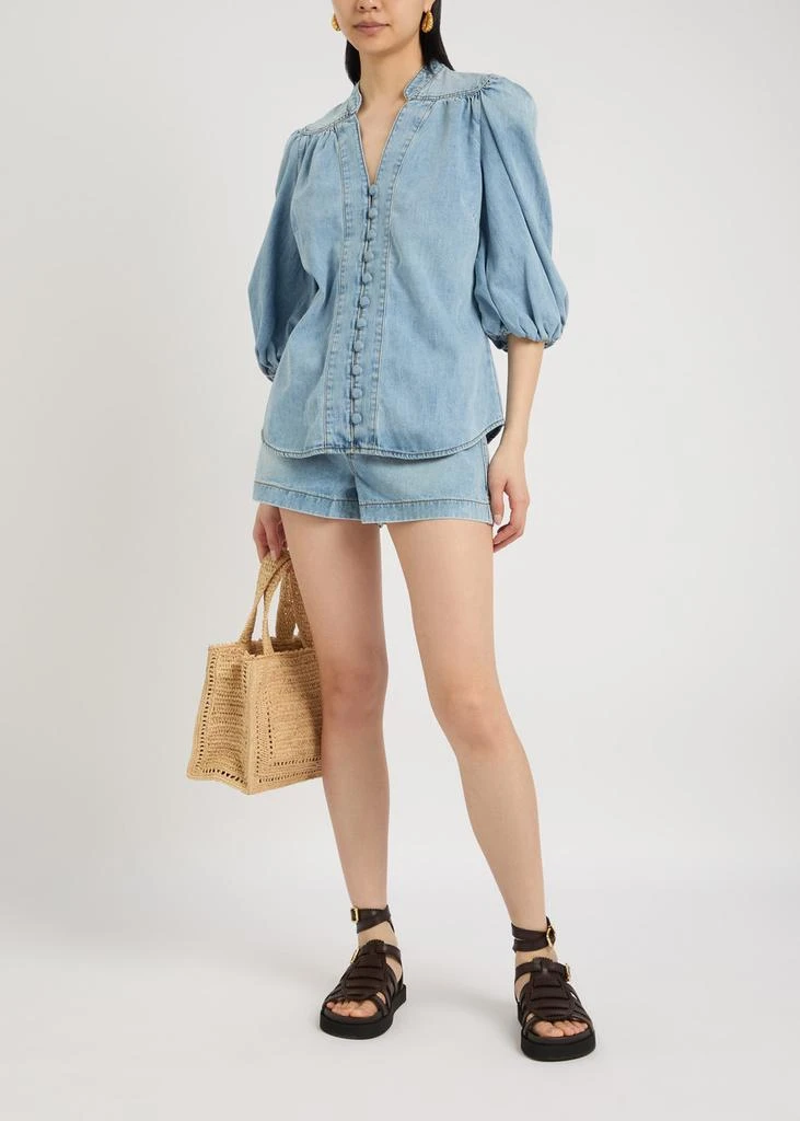 Zimmermann Lucky denim blouse 4