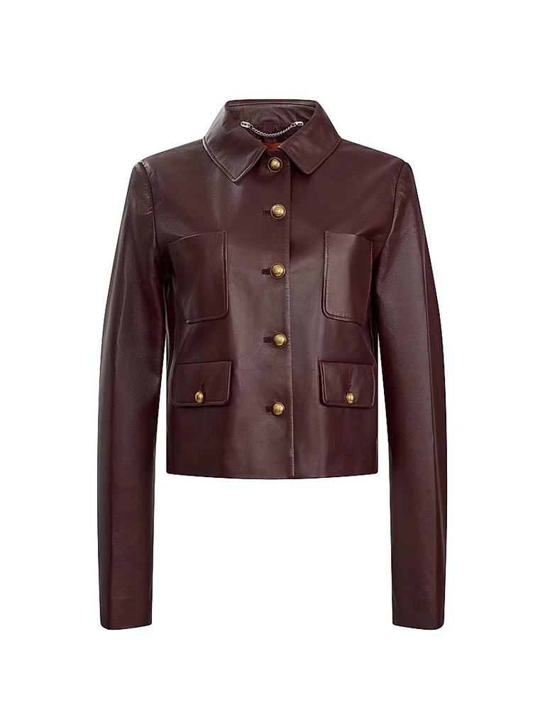 Altuzarra Astley Leather Crop Jacket