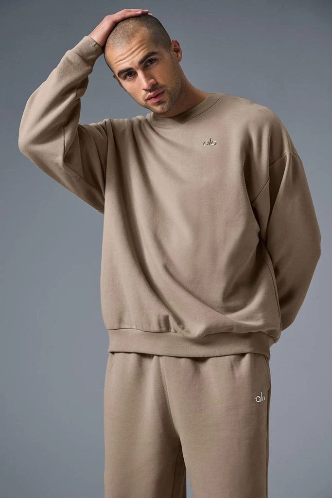 Accolade Crew Neck Pullover - Gravel Alo yoga