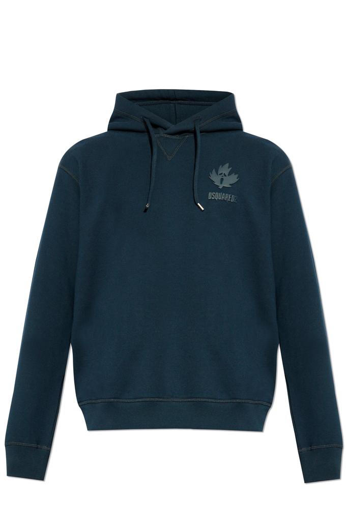 【関税/送料無料】D SQUARED2*Logo Printed Drawstring Hoodie DSQUARED2 Dsquared2 Logo Printed Drawstring Hoodie - Hoodies