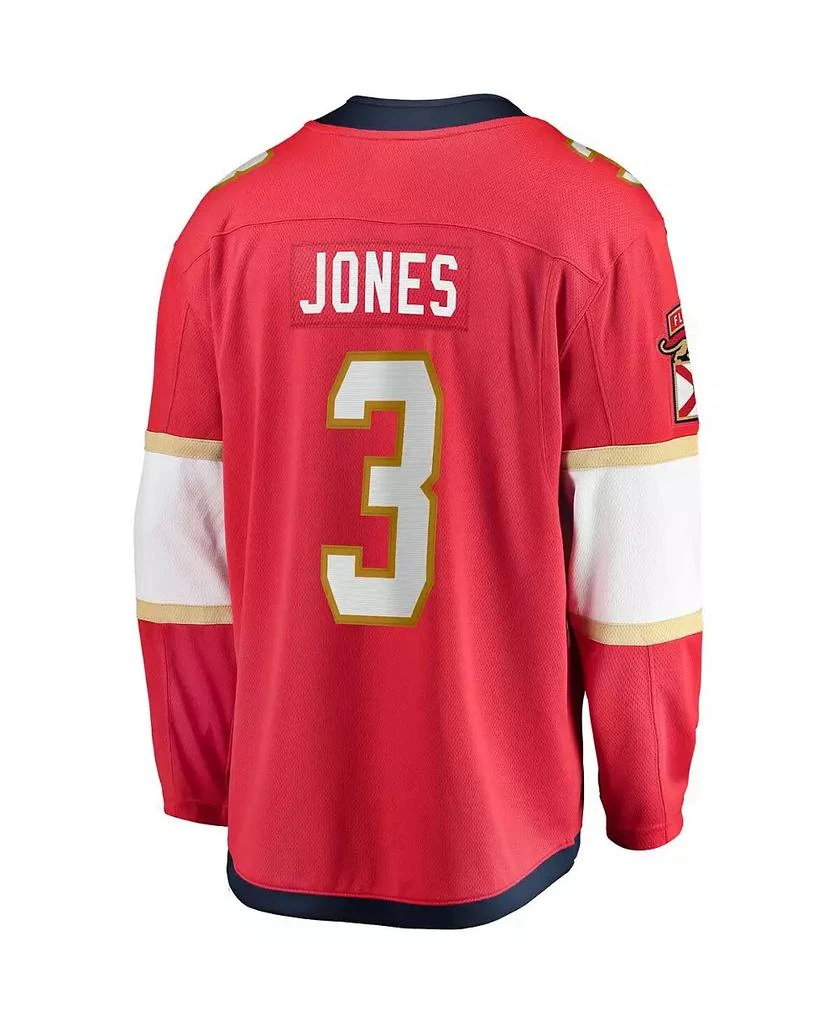 Fanatics Men
s Seth Jones Red Florida Panthers Home Breakaway Jersey 3