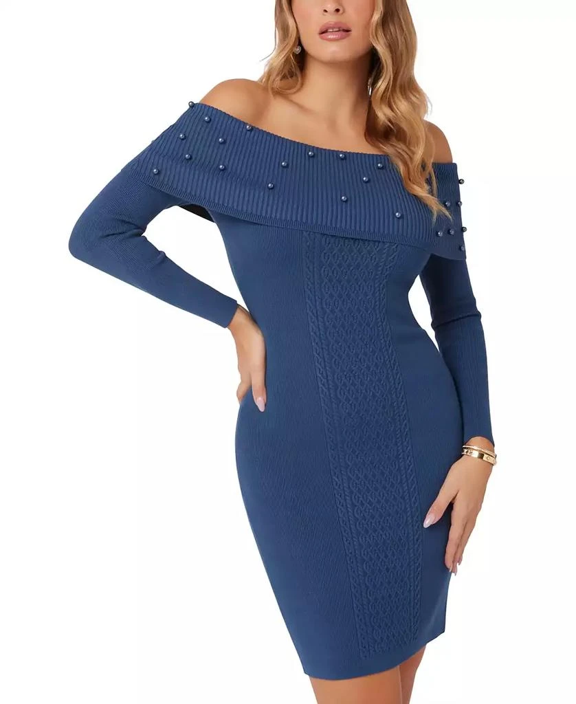 Women's Off-The-Shoulder Embellished Cable-Knit Dress On Sale Now with Up to 61% Off | Discover Exclusive Deals & Savings at BeyondStyle Authentic GUESS dress|women's fashion, shoes & accessories|dresses with Limited-Time Women's Off-The-Shoulder Embellished Cable-Knit Dress On Sale Now with Up to 61% Off | Discover Exclusive Deals & Savings at BeyondStyle Authentic GUESS dress|women's fashion, shoes & accessories|dresses with Limited-Time
