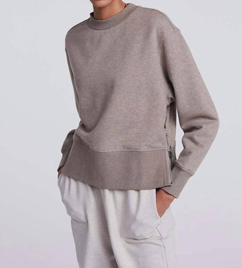 Varley Eton Sweatshirt In Cashew Marl