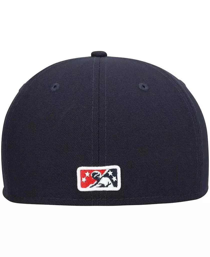 New Era Men's Navy Louisville Bats Authentic Collection Team Alternate 59FIFTY Fitted Hat 6