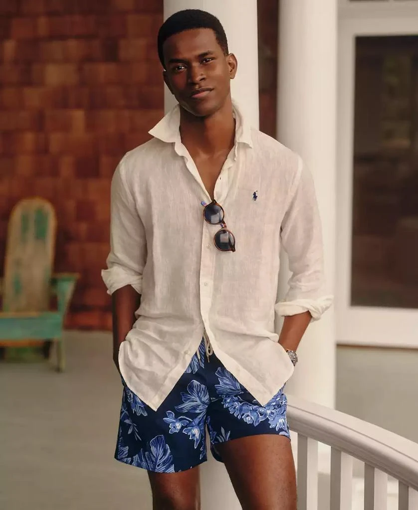 Ralph Lauren Men's Classic Fit Linen Shirt 6