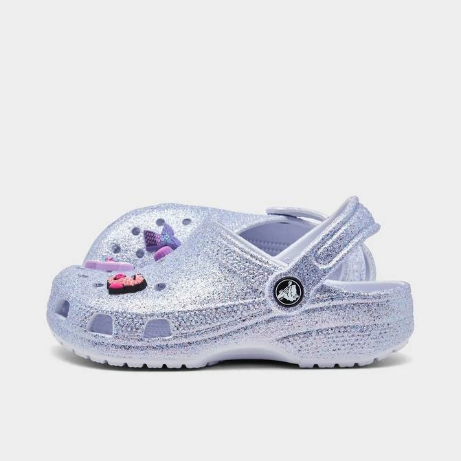 Crocs Girls' Little Kids' Crocs Classic Glitter Sea Friends Clog Shoes 1