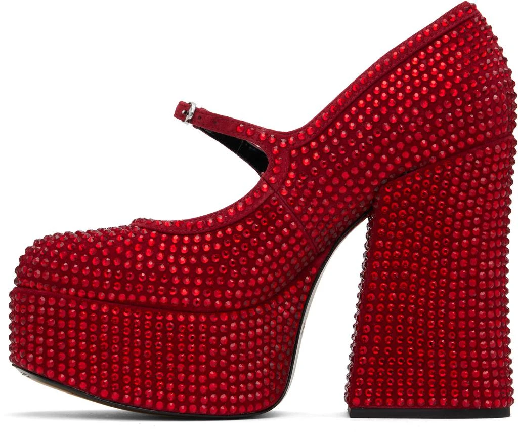Marc Jacobs Red 'The Kiki Platform Mary Jane' Heels 3
