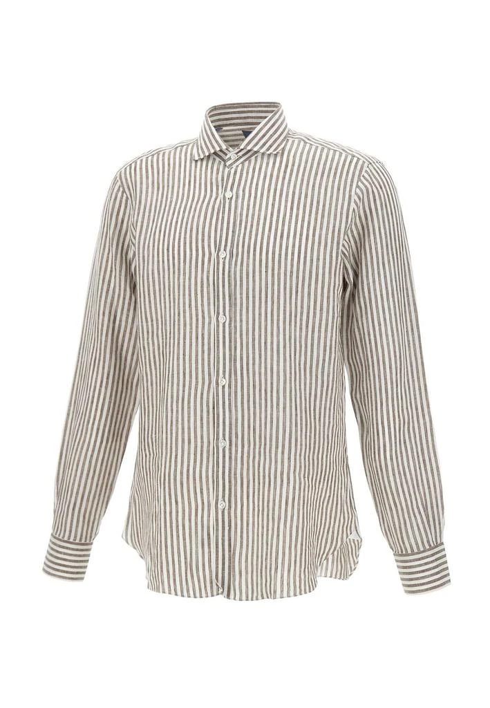 BARBA Barba Striped Button-Down Shirt 1