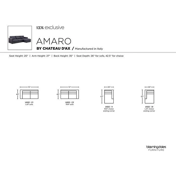 Chateau d'Ax Amaro 2 Piece Sectional 6