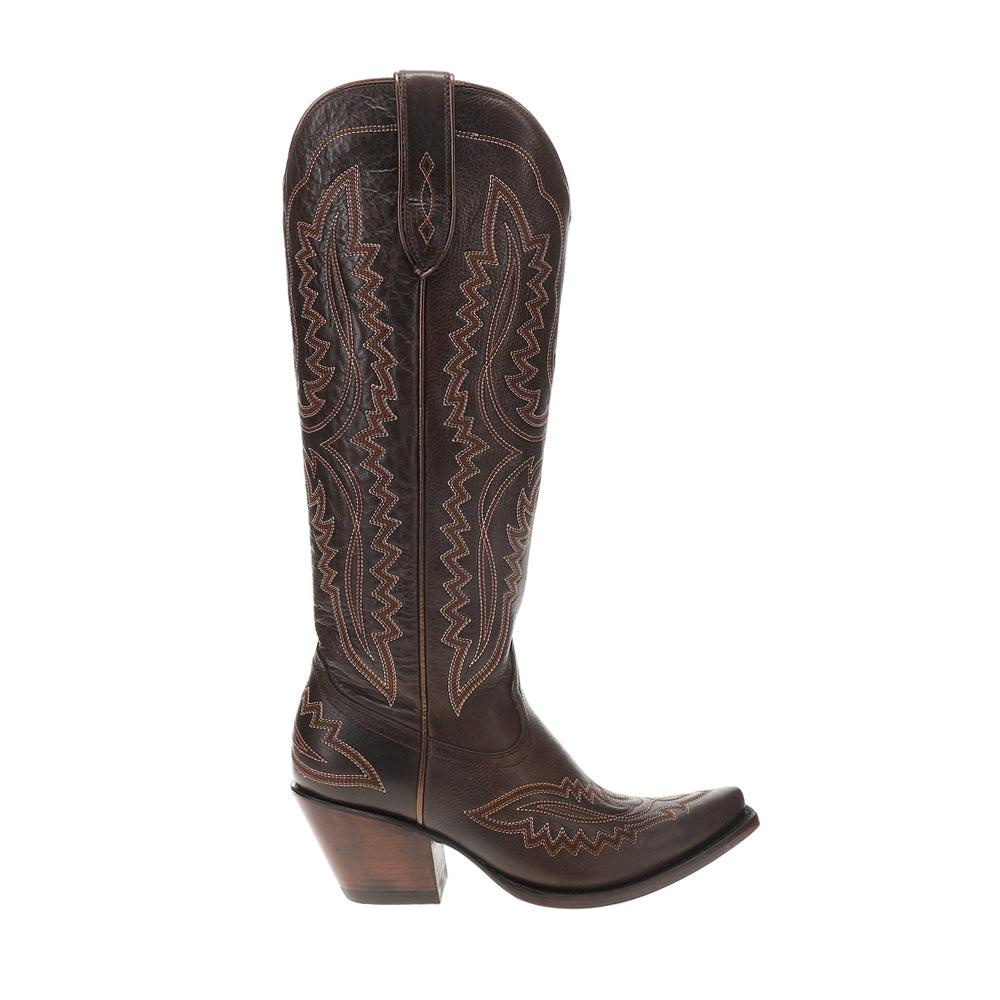 Ariat Casanova x Embroidered Snip Toe Zippered Cowboy Boots