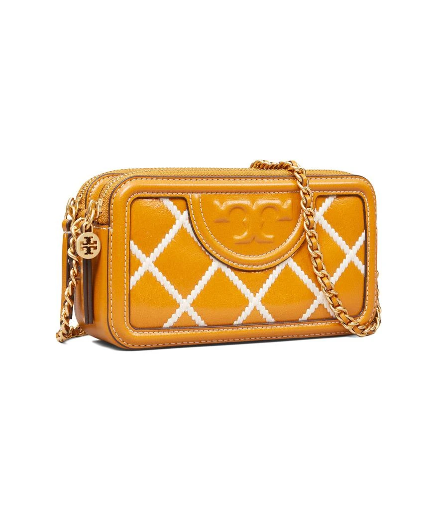 Tory Burch Fleming Pop Quilt Double-Zip Mini Bag 2