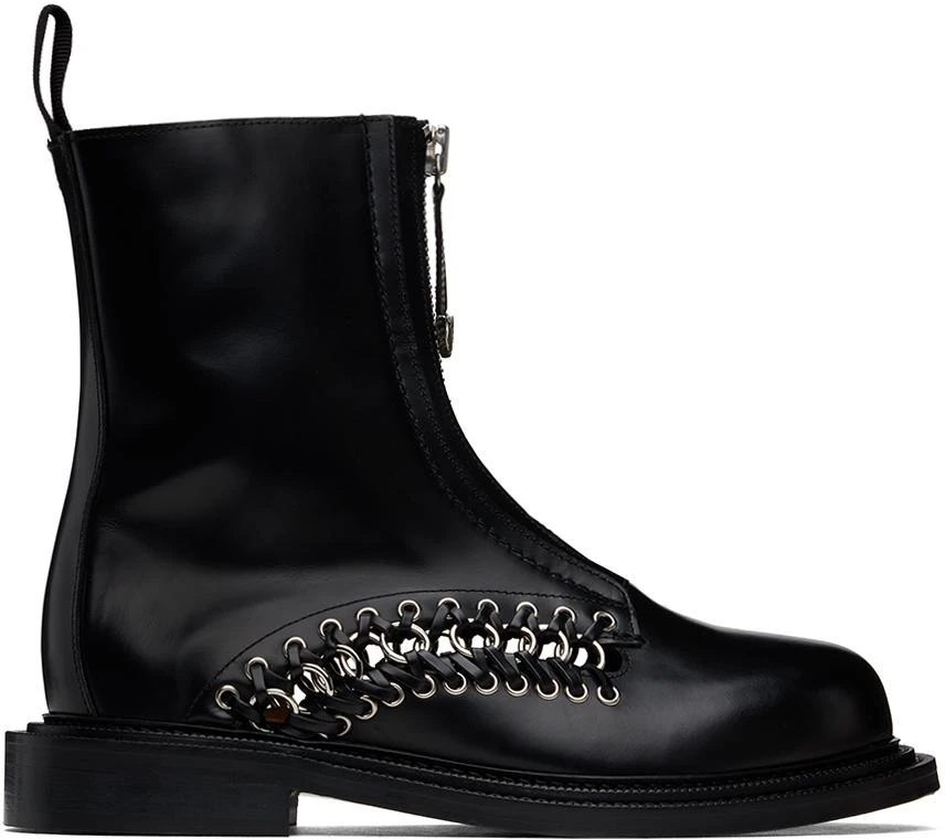 Toga Virilis Black Leather Boots 1