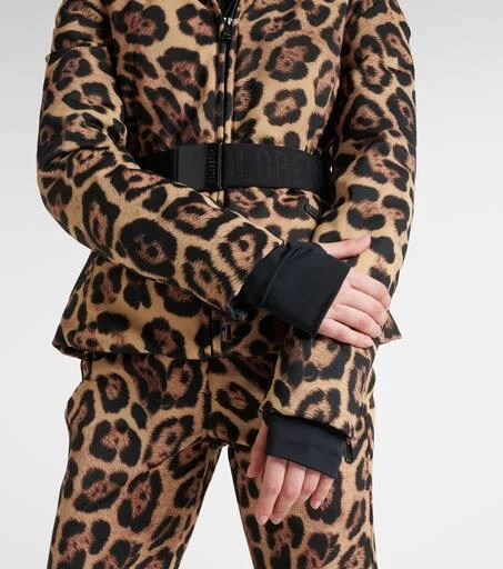 Goldbergh Felis leopard-print down ski jacket 5
