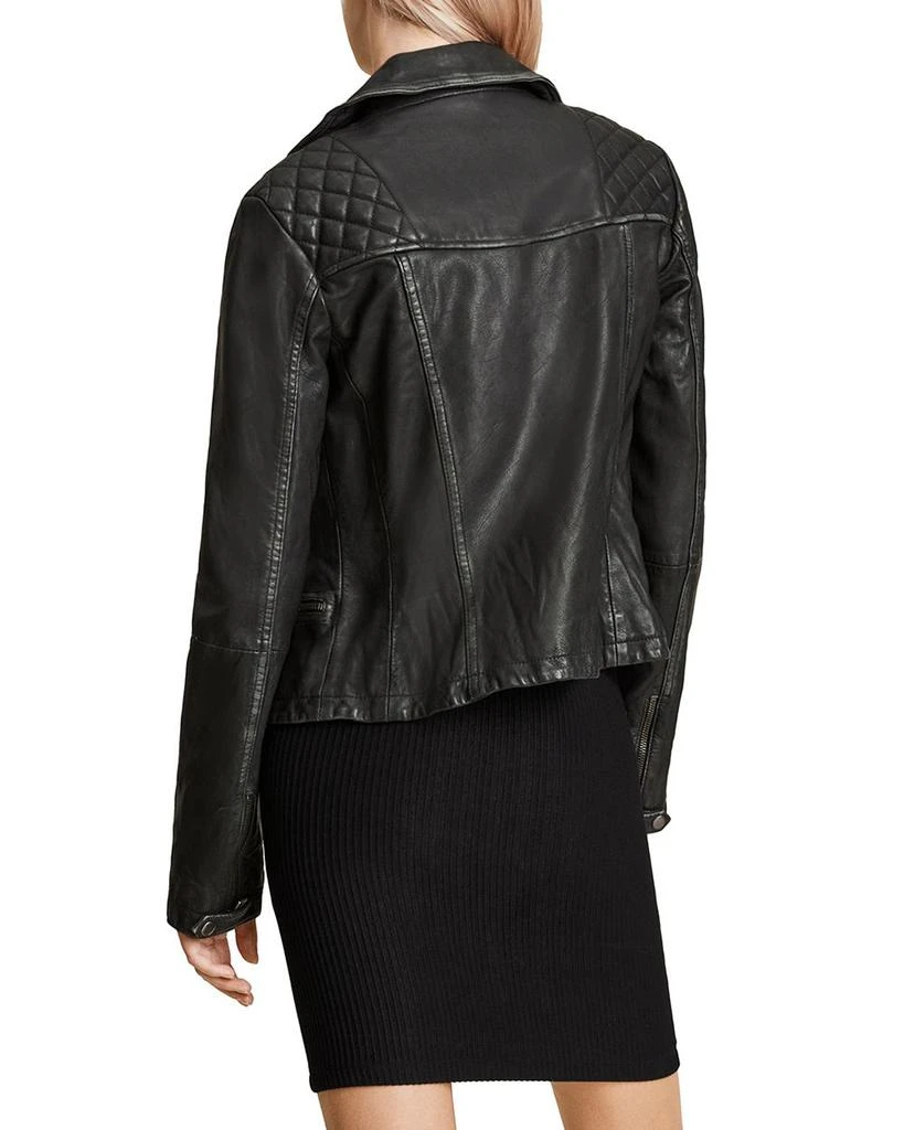 ALL SAINTS Cargo Quilted Leather Biker Jacket 3