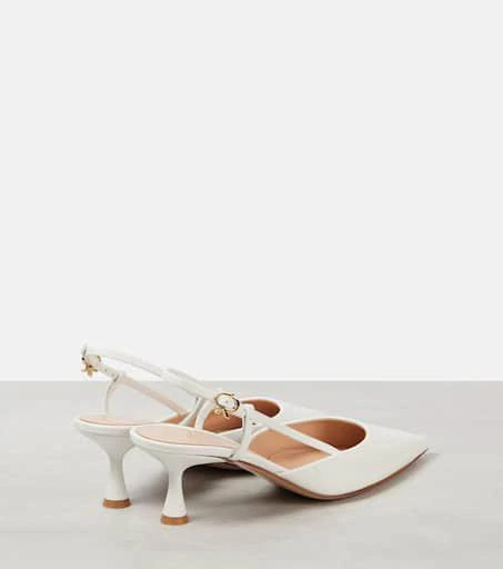 Gianvito Rossi Bridal Ascent 55 leather slingback pumps 2