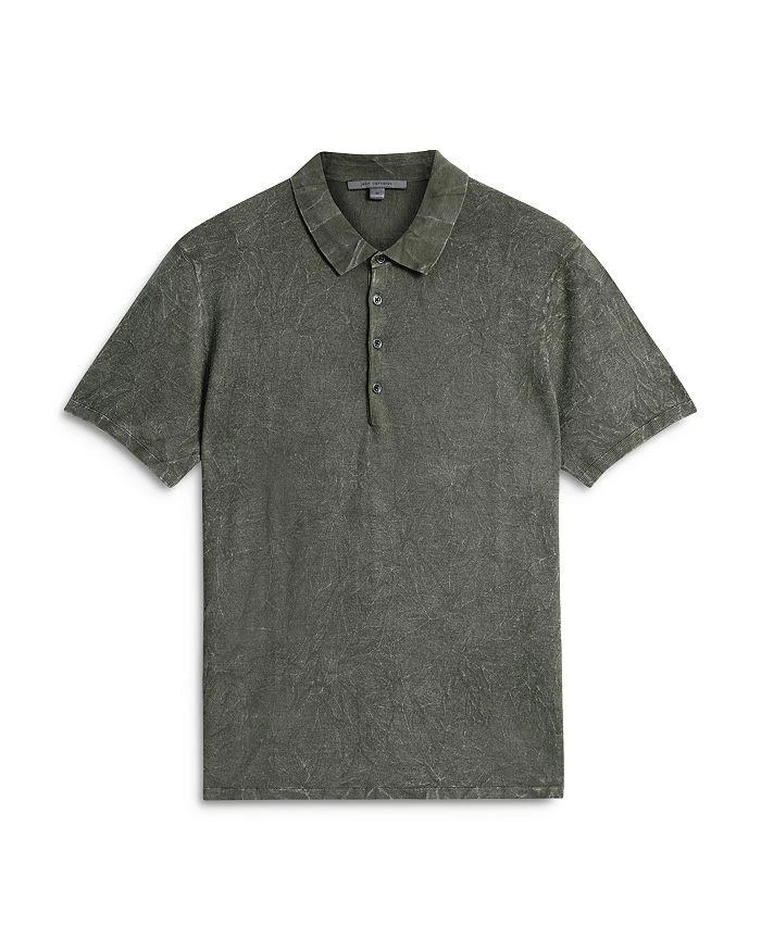 John Varvatos Chatham Crinkle Textured Regular Fit Polo Shirt 6